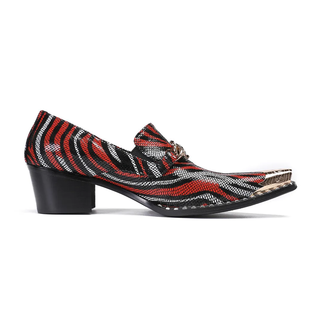 2024 new cowhide high leather shoes men's formal wear business heightening wedding groom shoes casual men's shoes low-top shoes cover feet