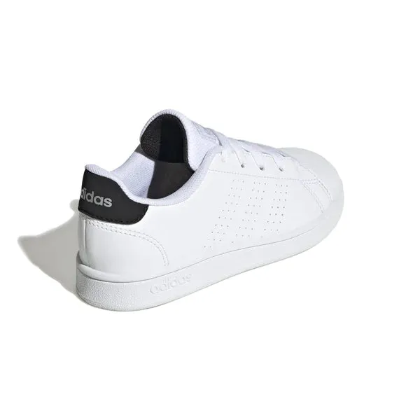Adidas Advantage K, Sneaker Unisex - Bianco e Nero