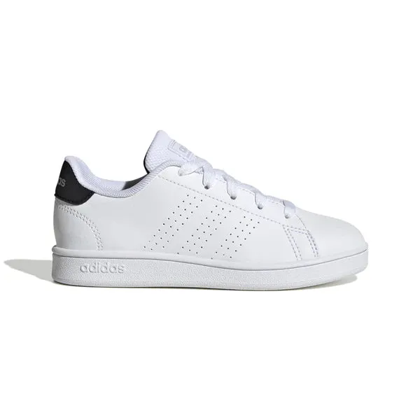 Adidas Advantage K, Sneaker Unisex - Bianco e Nero