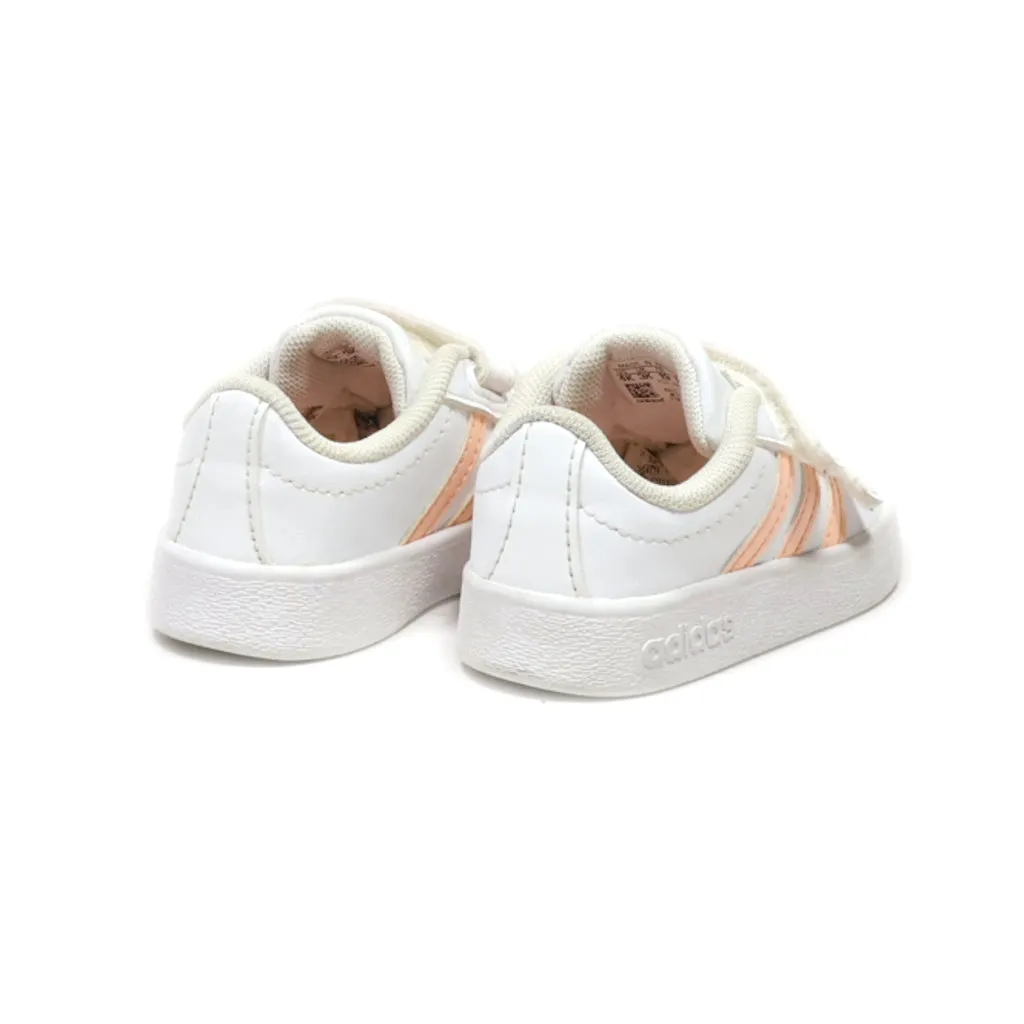 Adidas Tenisice Vl Court 2.0 Crawlers Leather White Colour For Kids