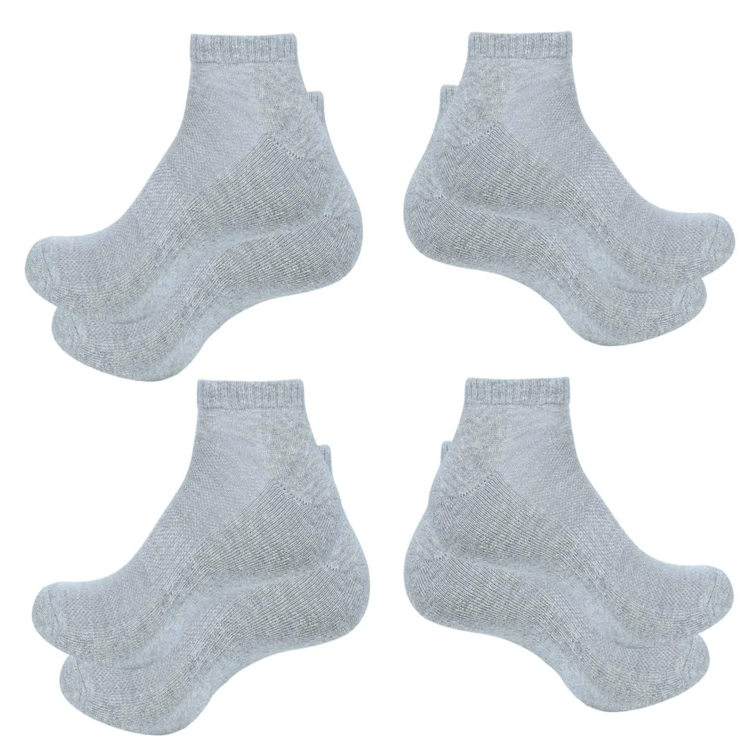 Ankle Socks for Men|Sneaker Socks|Low Cut Cotton Blend Sock|Athletic Sock Gym Activewear Everyday Sock|Pack of 4