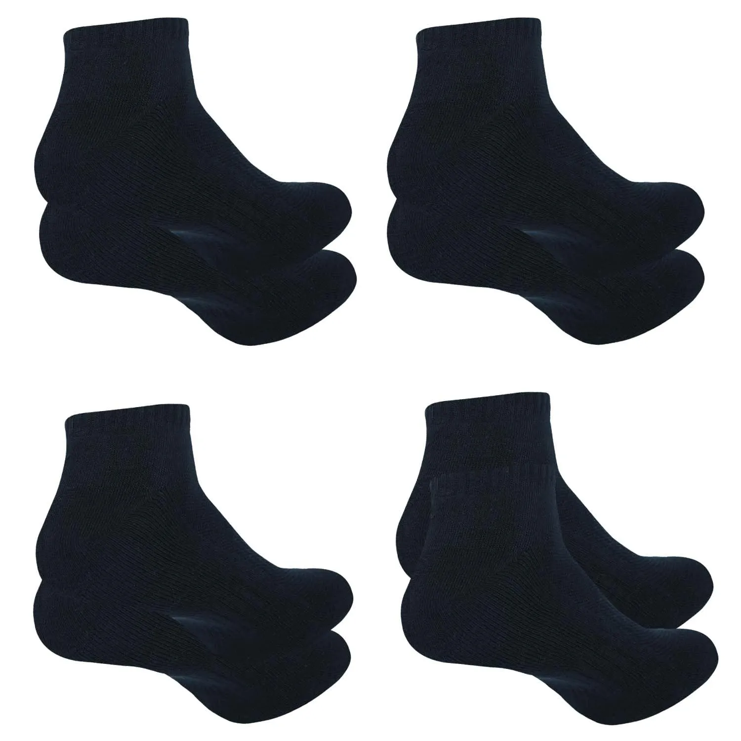 Ankle Socks for Men|Sneaker Socks|Low Cut Cotton Blend Sock|Athletic Sock Gym Activewear Everyday Sock|Pack of 4