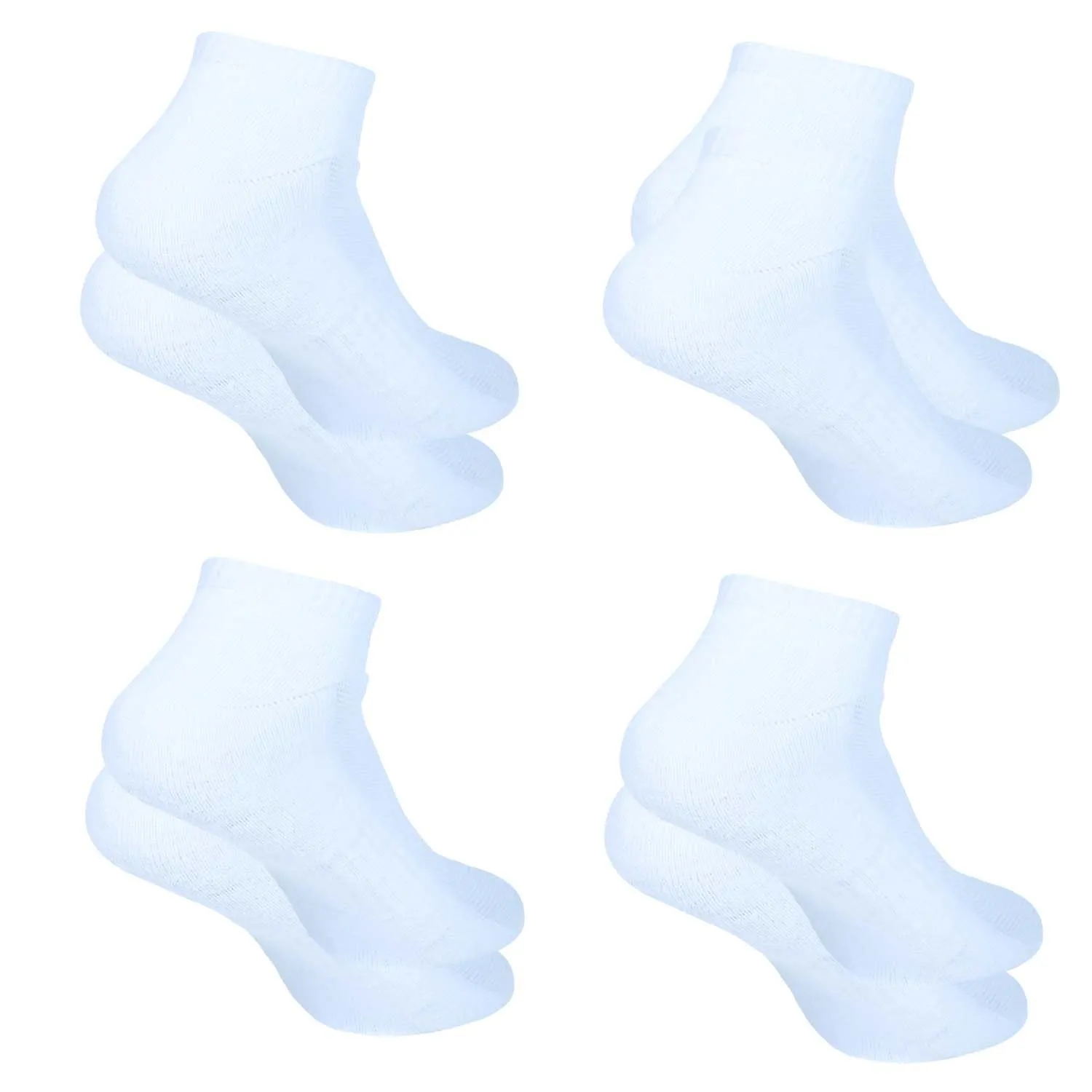 Ankle Socks for Men|Sneaker Socks|Low Cut Cotton Blend Sock|Athletic Sock Gym Activewear Everyday Sock|Pack of 4