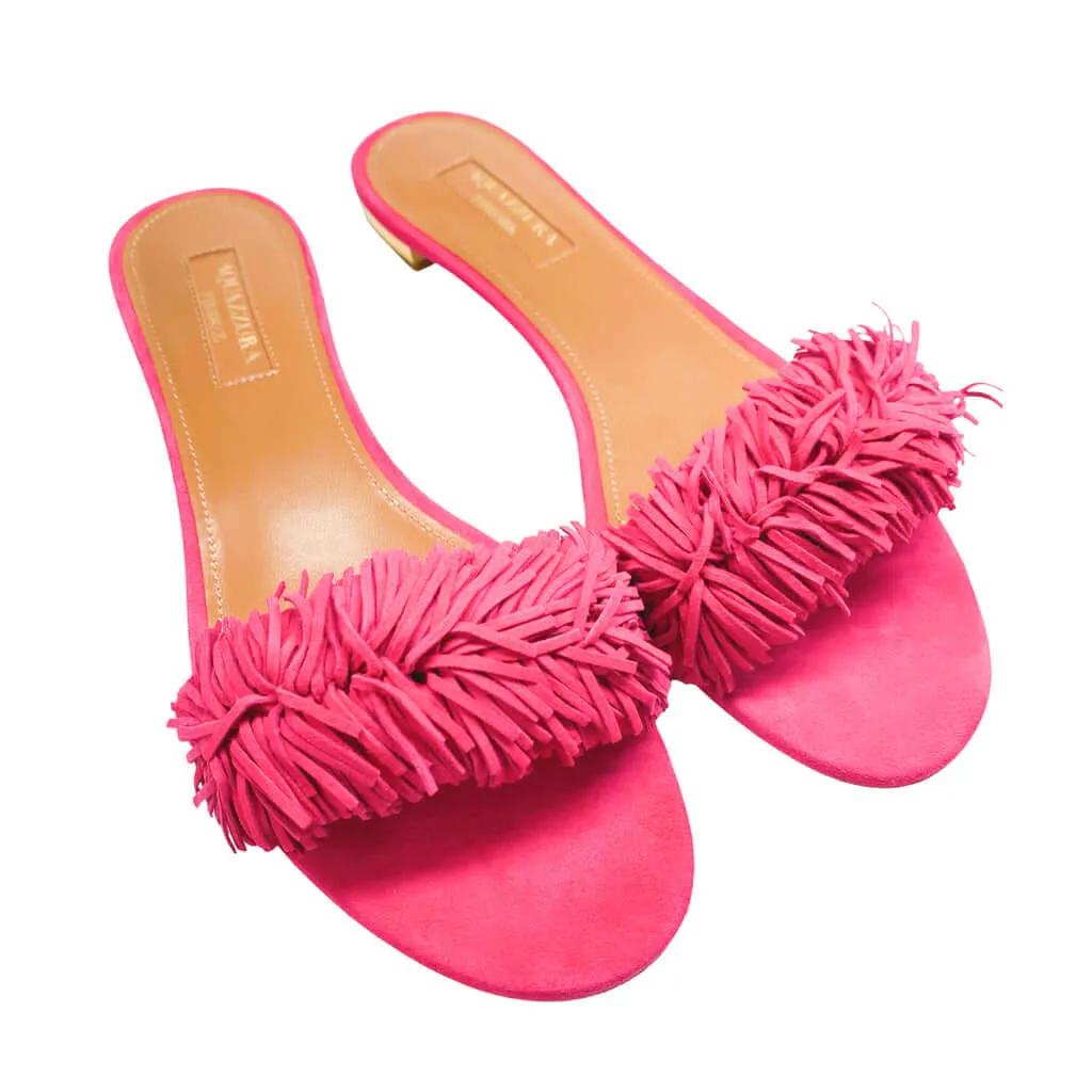 Aquazzura Wild Thing Sandals in Pink