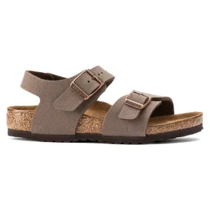 Birkenstock Boy's Mocha New York Birko-Flor Nubuck Sandals