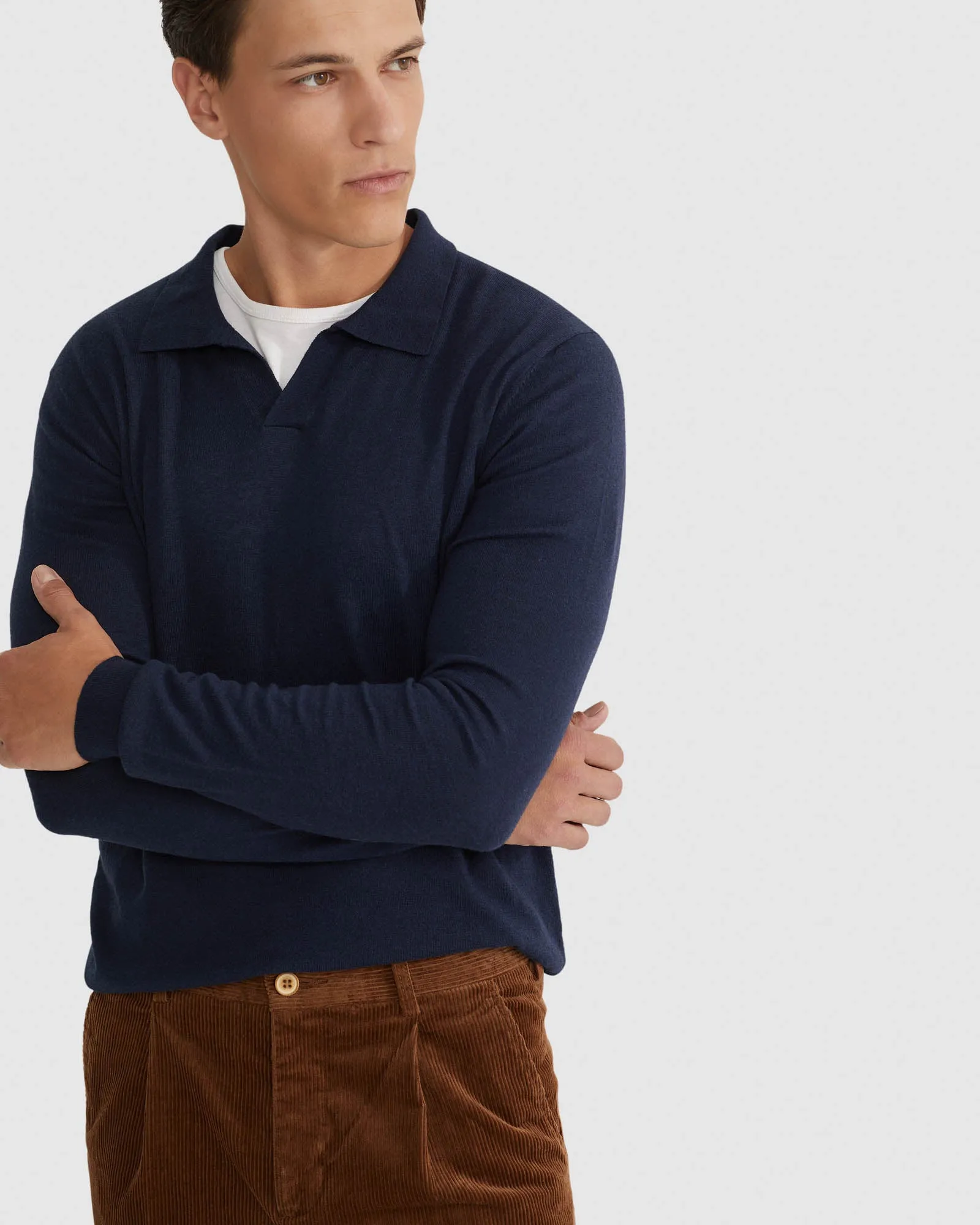 Blair V-Neck Polo Sweater
