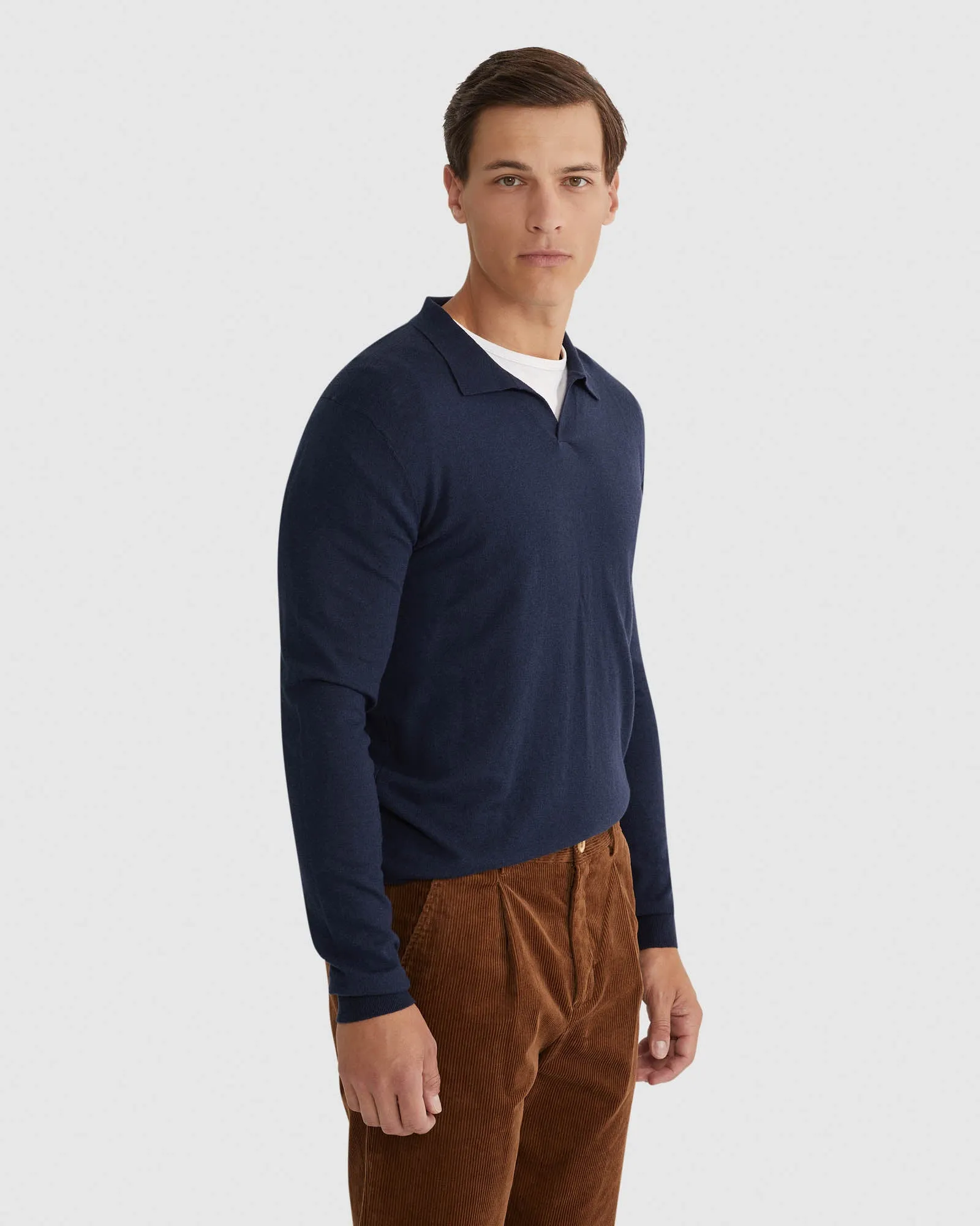 Blair V-Neck Polo Sweater