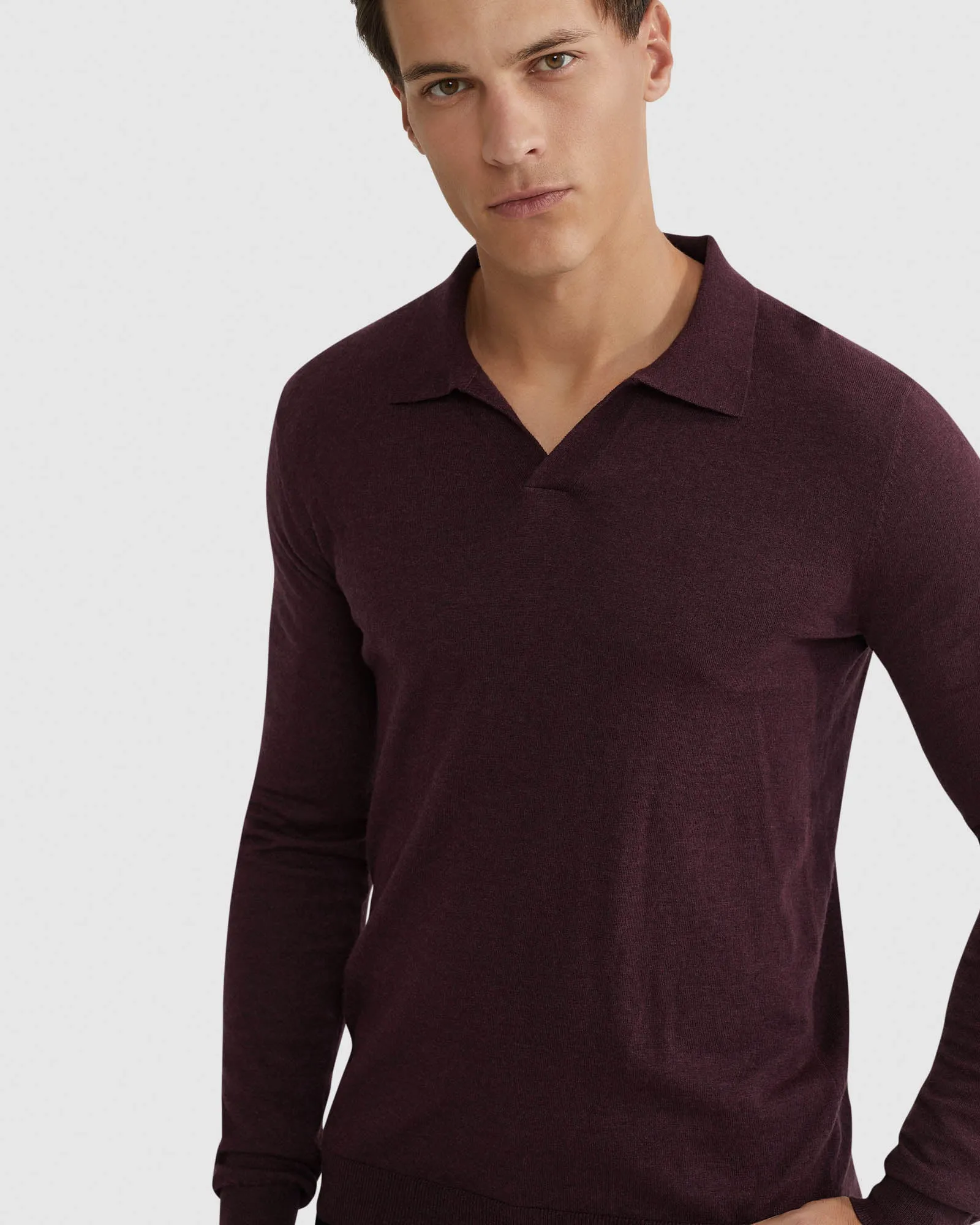 Blair V-Neck Polo Sweater