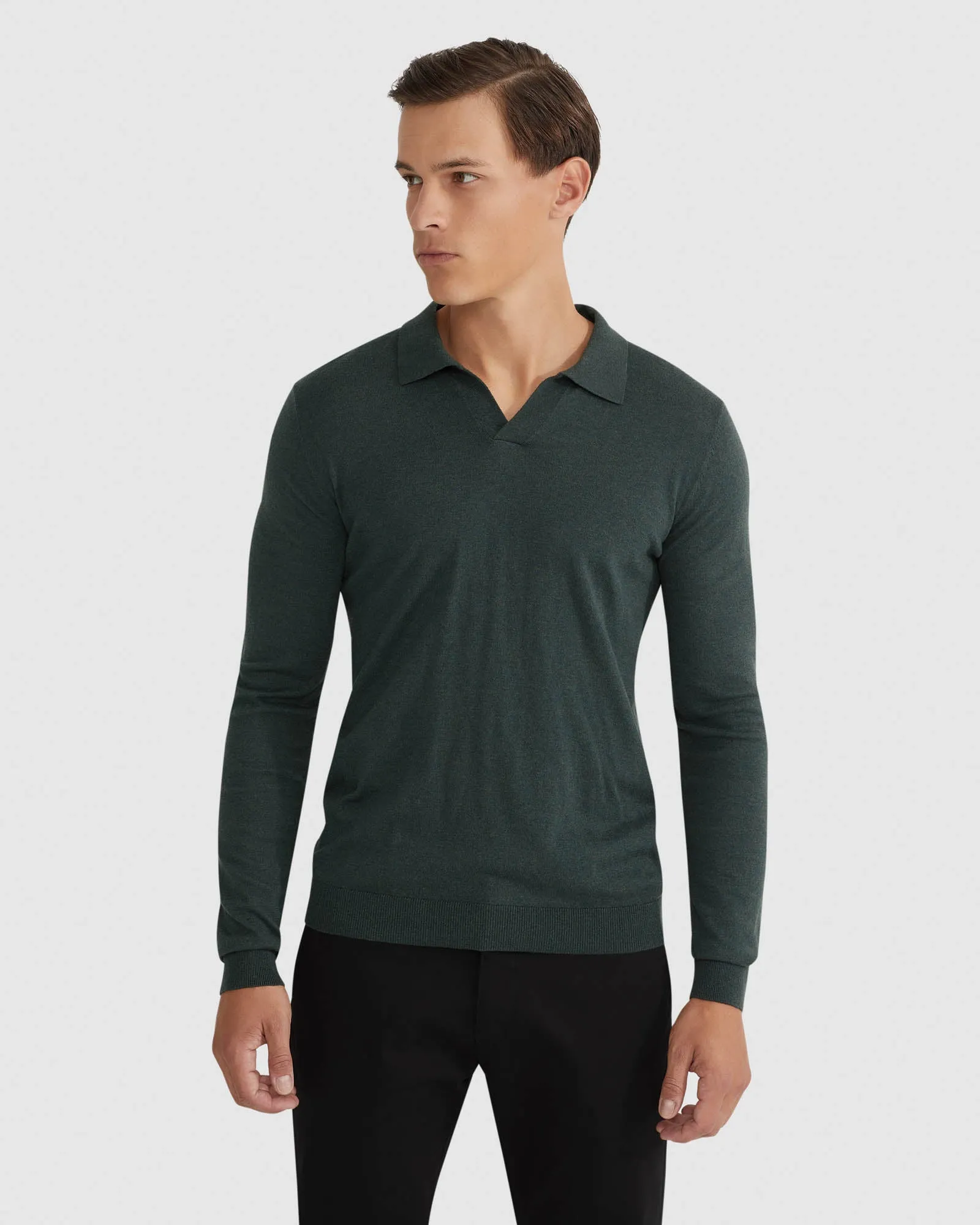 Blair V-Neck Polo Sweater