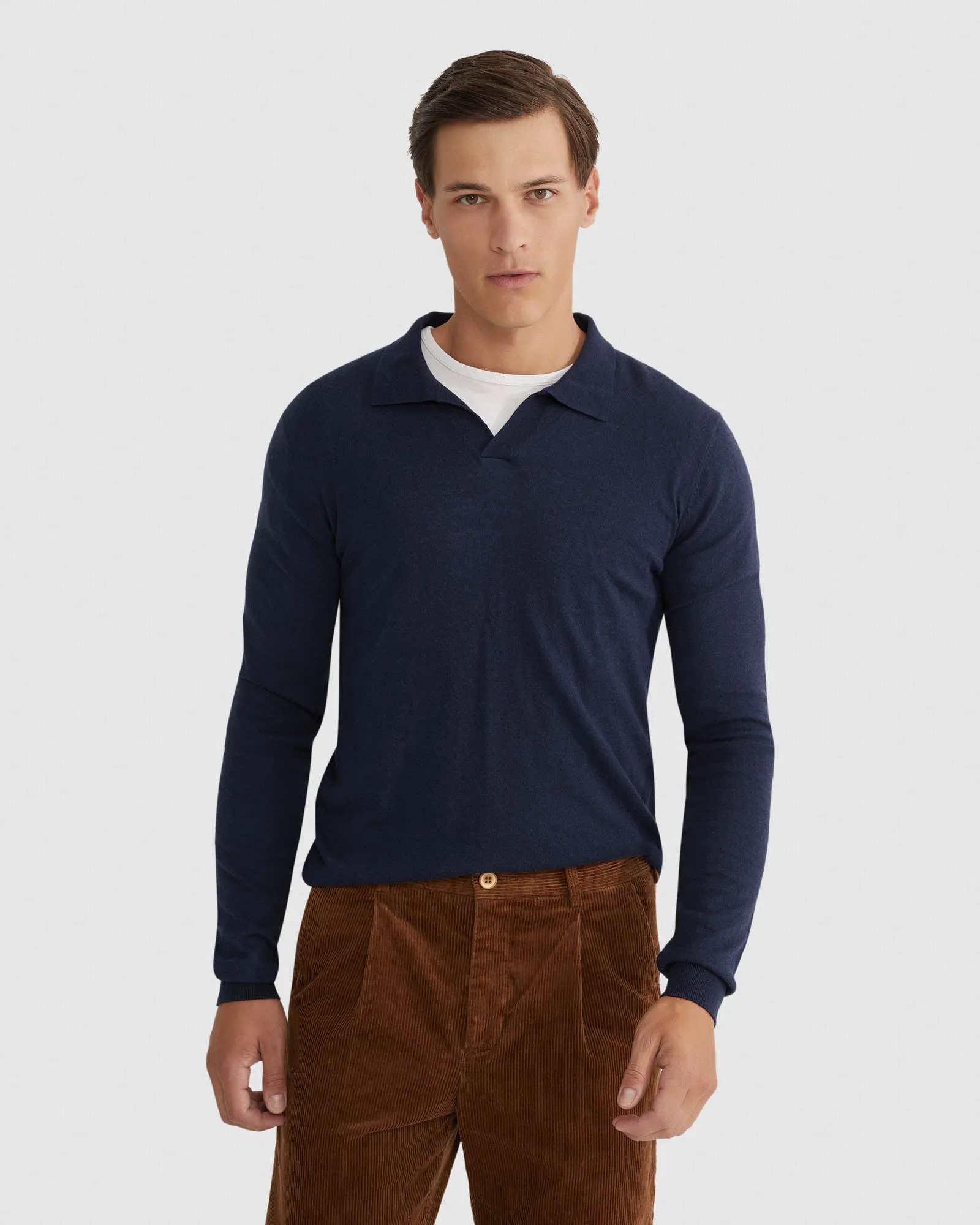 Blair V-Neck Polo Sweater