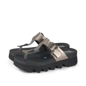 Capri T-Strap Flip-Flops (Pewter)