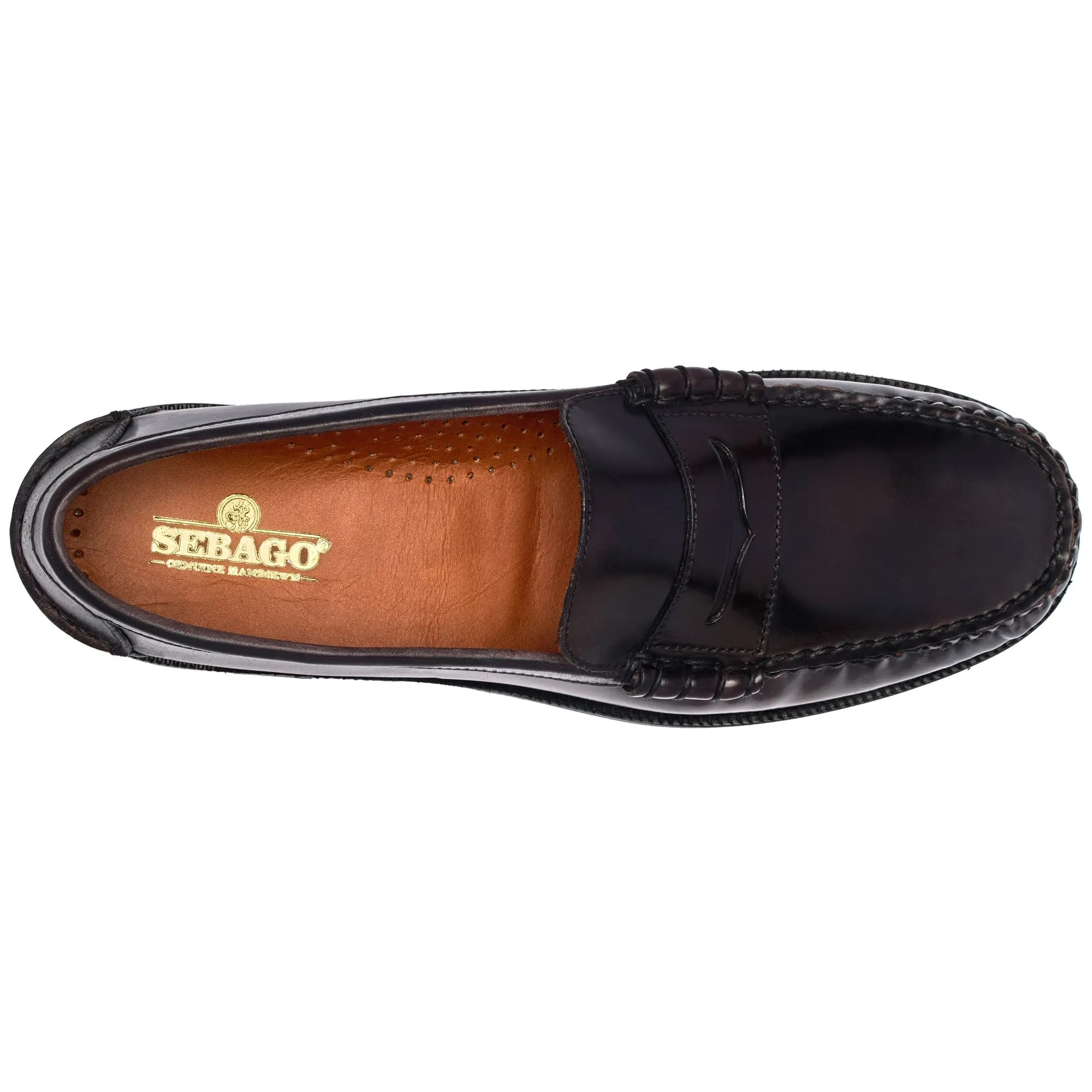 CLASSIC DAN SHELL CORDOVAN - Moc - Moccasin - Man - BLACK