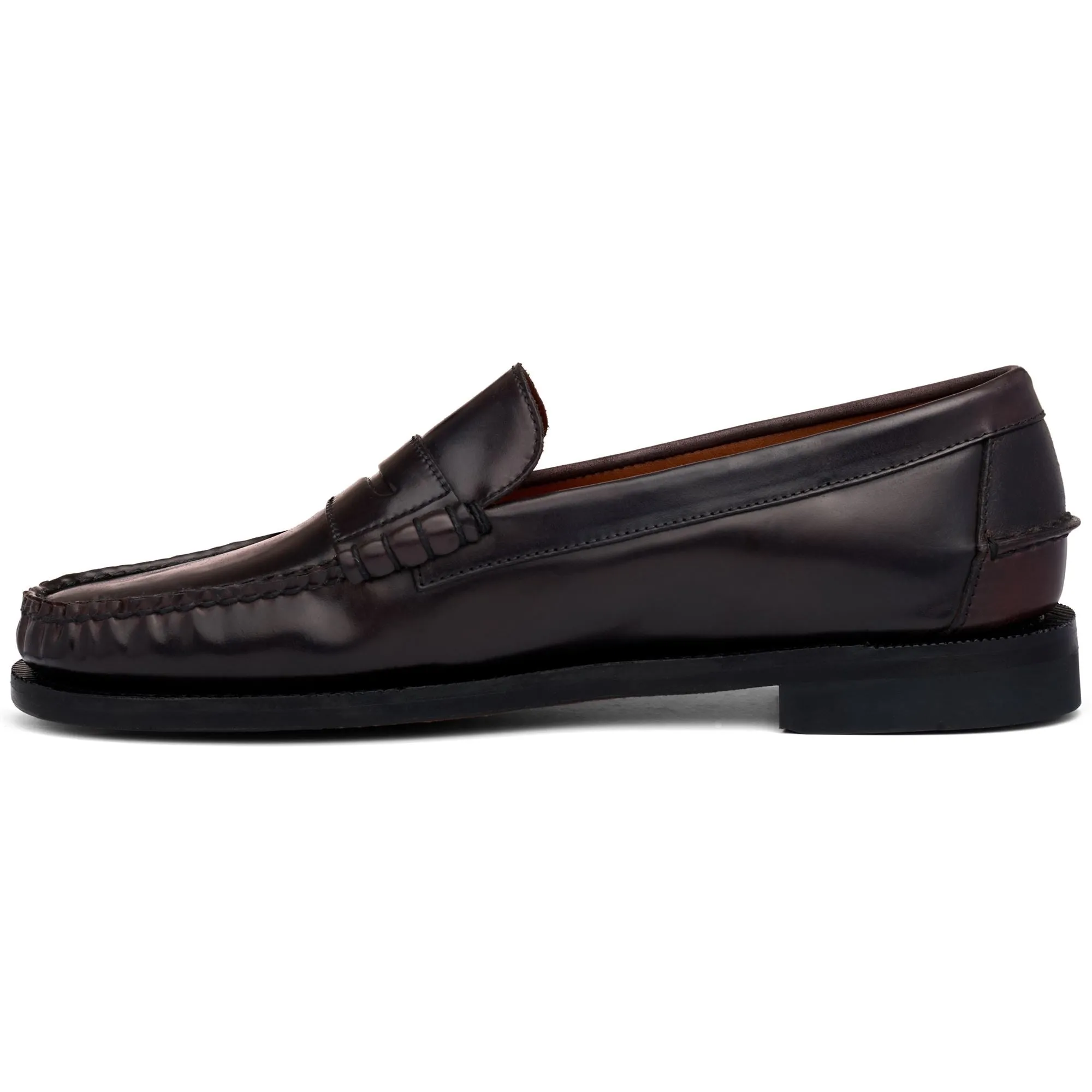 CLASSIC DAN SHELL CORDOVAN - Moc - Moccasin - Man - BLACK