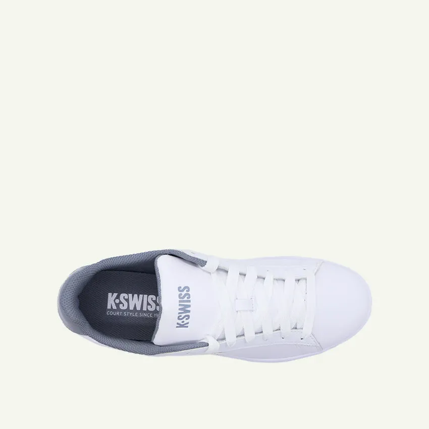 Court Shield Men's Shoes - White/Tradewings Grey