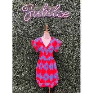 Devany Mix Media Jolene Trapeze Mini Dress