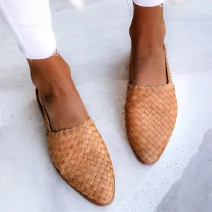 Diana  Artisan Woven Flat Sandals