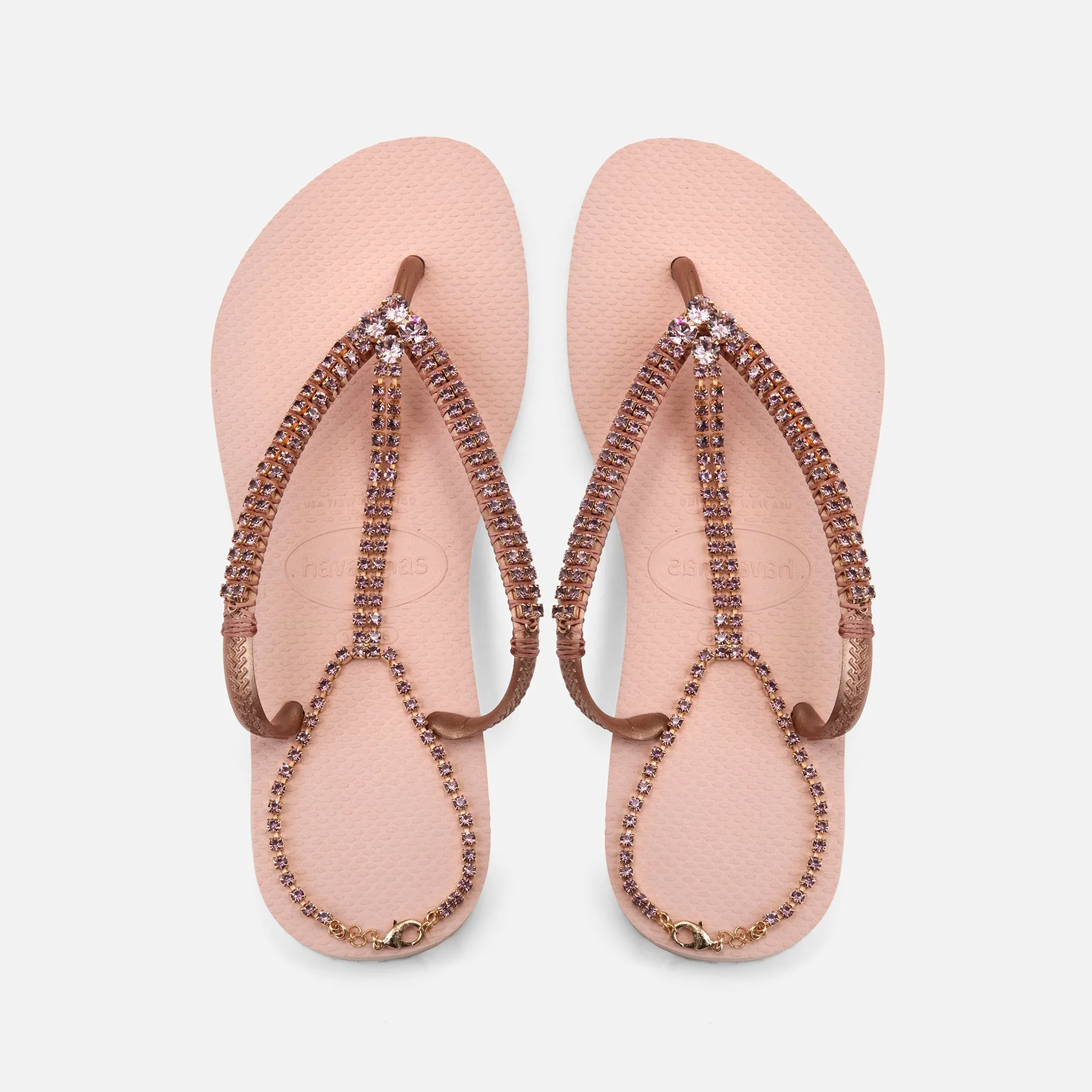 Double Glam Flip Flops