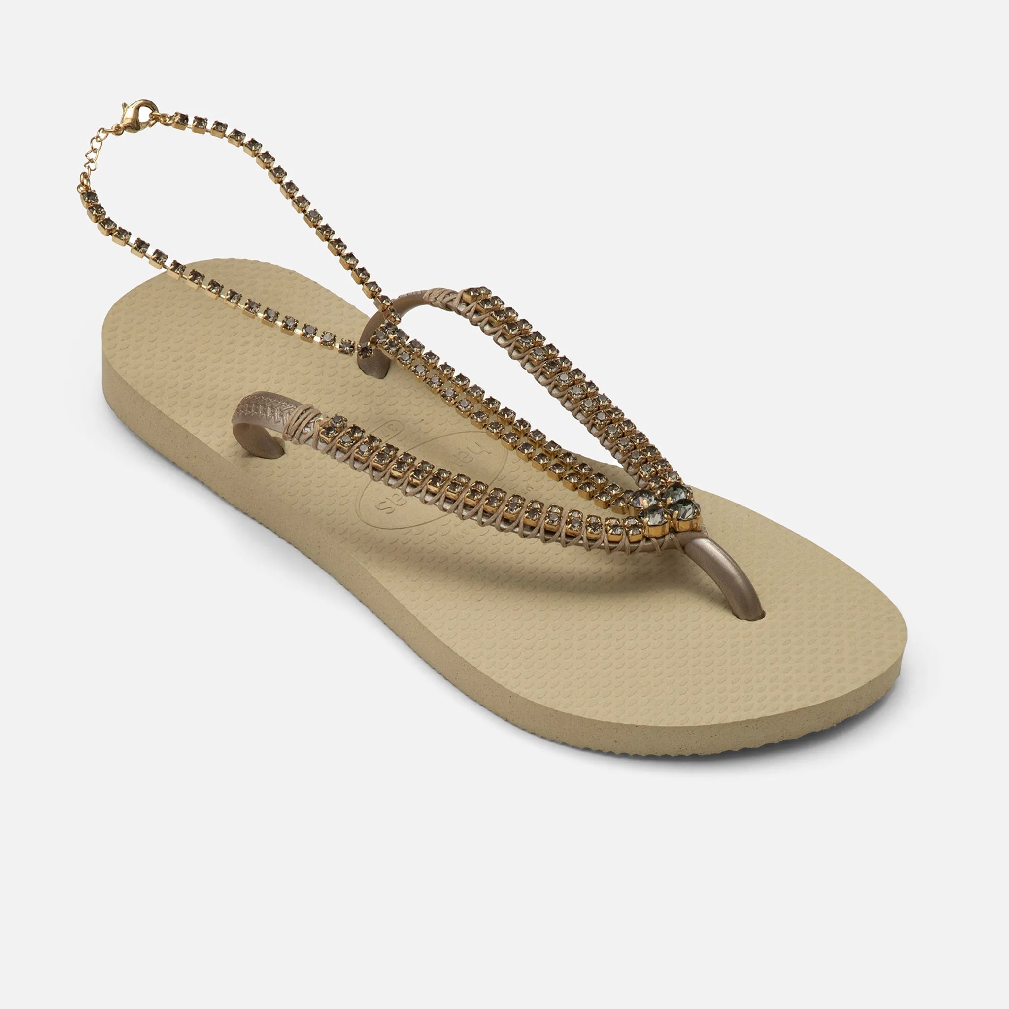 Double Glam Flip Flops