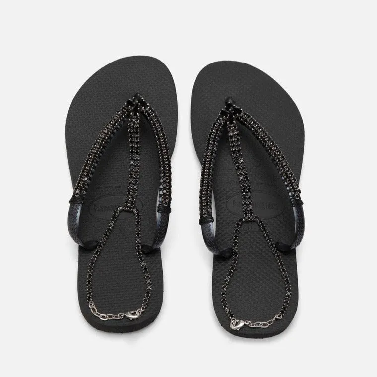 Double Glam Flip Flops