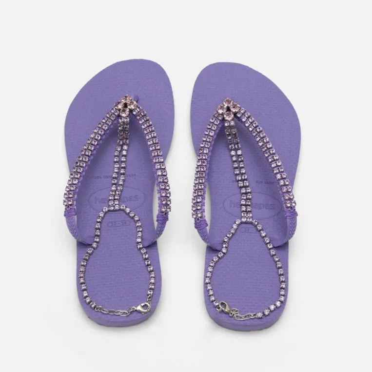 Double Glam Flip Flops