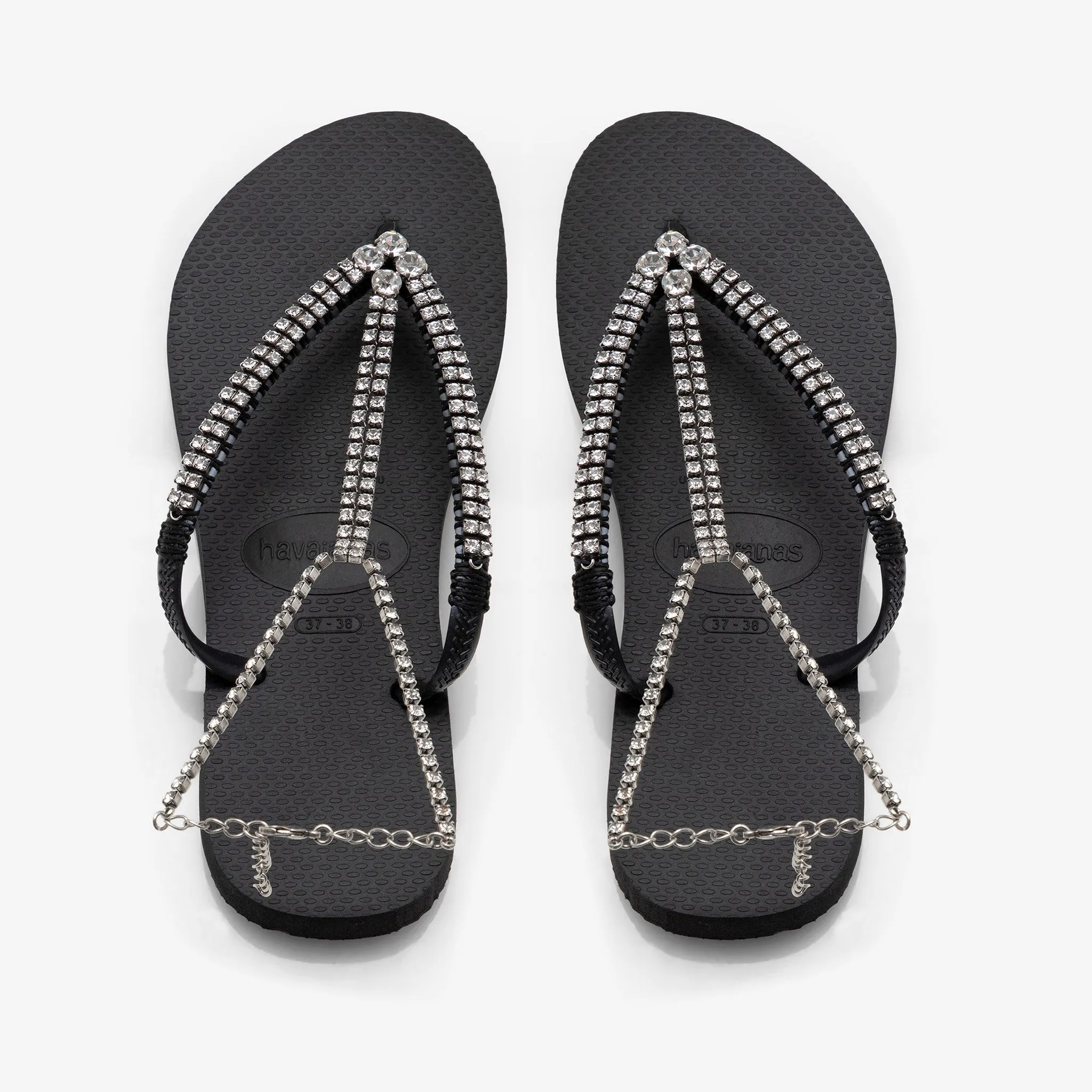 Double Glam Flip Flops