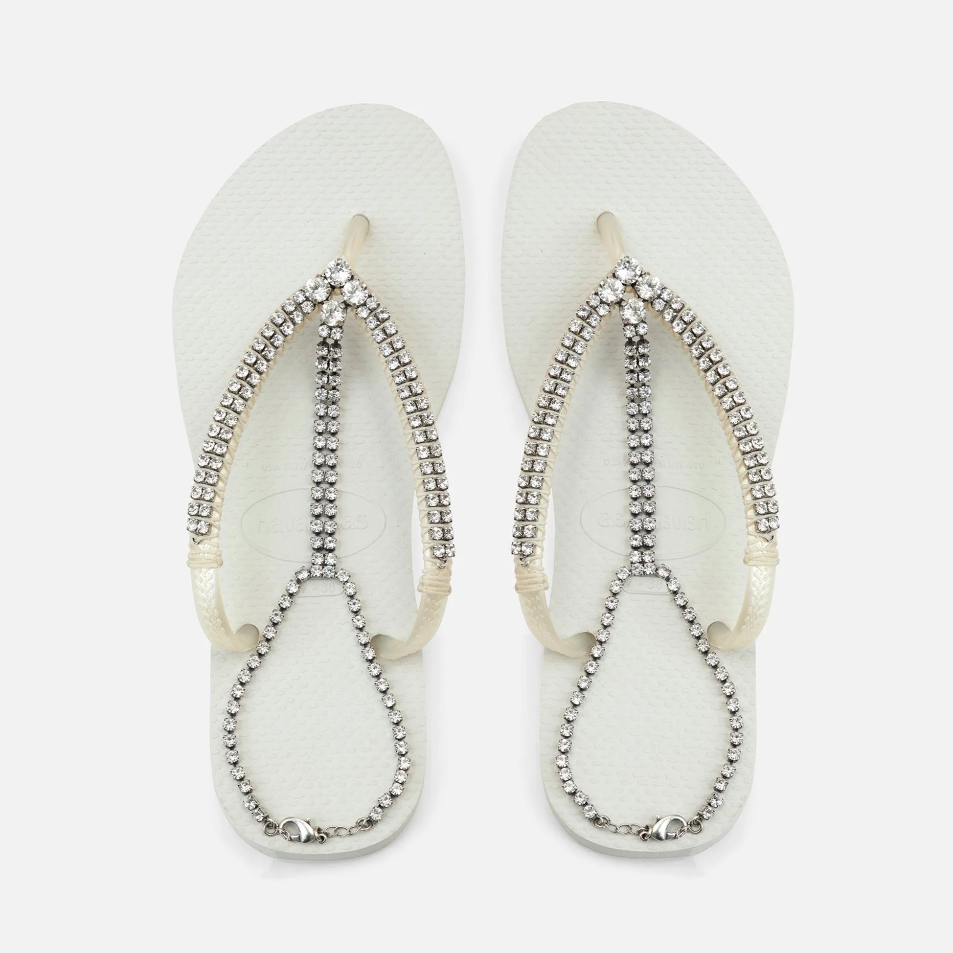 Double Glam Flip Flops