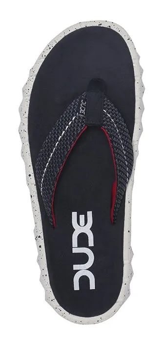 Dude Sava Sox Flip Flops - Blue