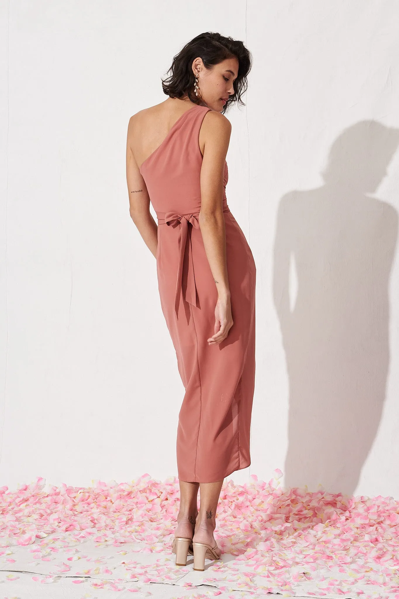 Dusty Rose Aviana Dress
