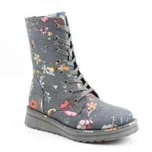 Heavenly Feet" Martina Grey Fantasy"Lace Up Ankle Boot