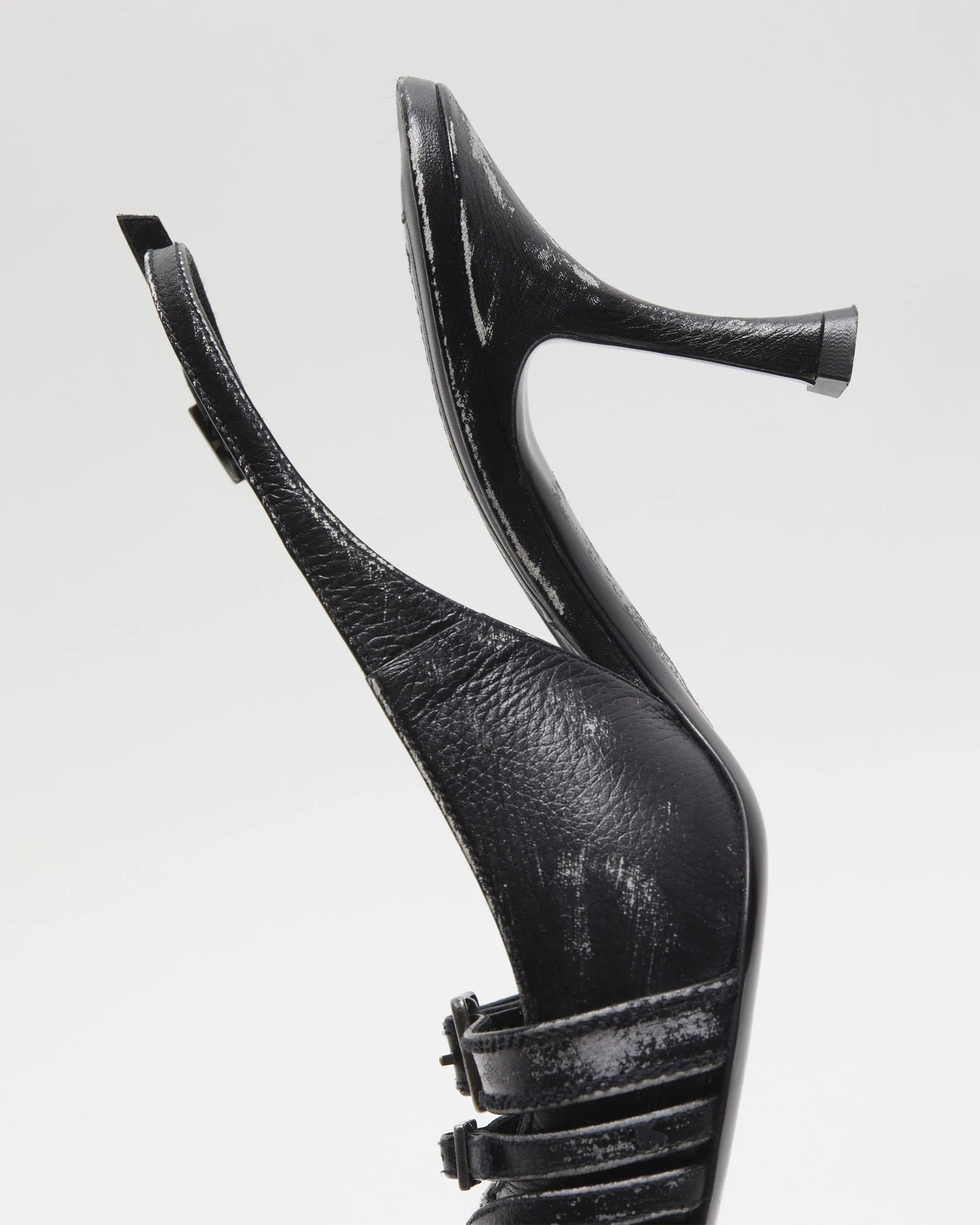 Leather Heel Slingbacks