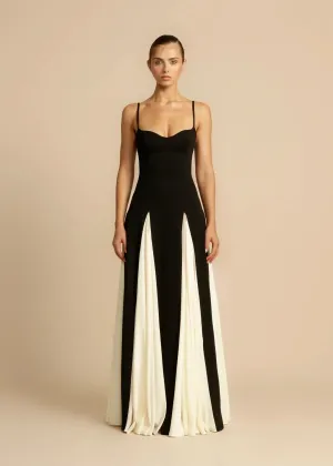 Léontine – Sculpted bodice – Evening gown