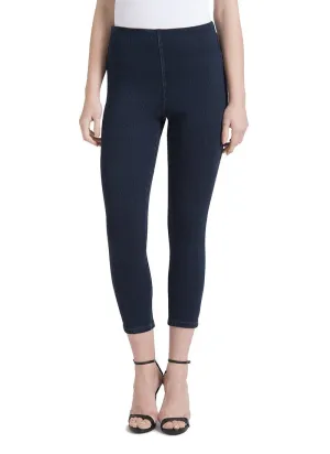 Lysse Toothpick Denim Crop - Indigo