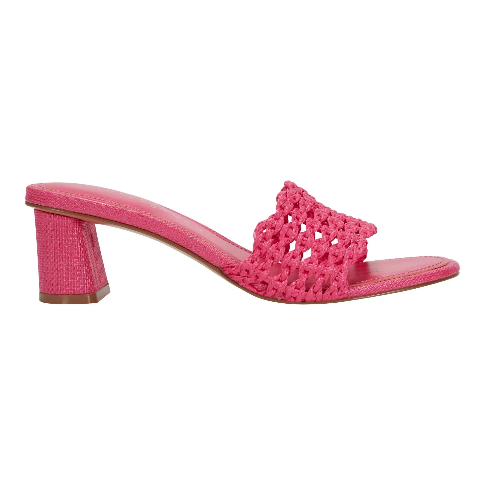 Marc Fisher Ltd Women's Jazmine Pink89241/Ft Raffia Braid Wove M