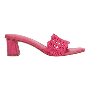 Marc Fisher Ltd Women's Jazmine Pink89241/Ft Raffia Braid Wove M