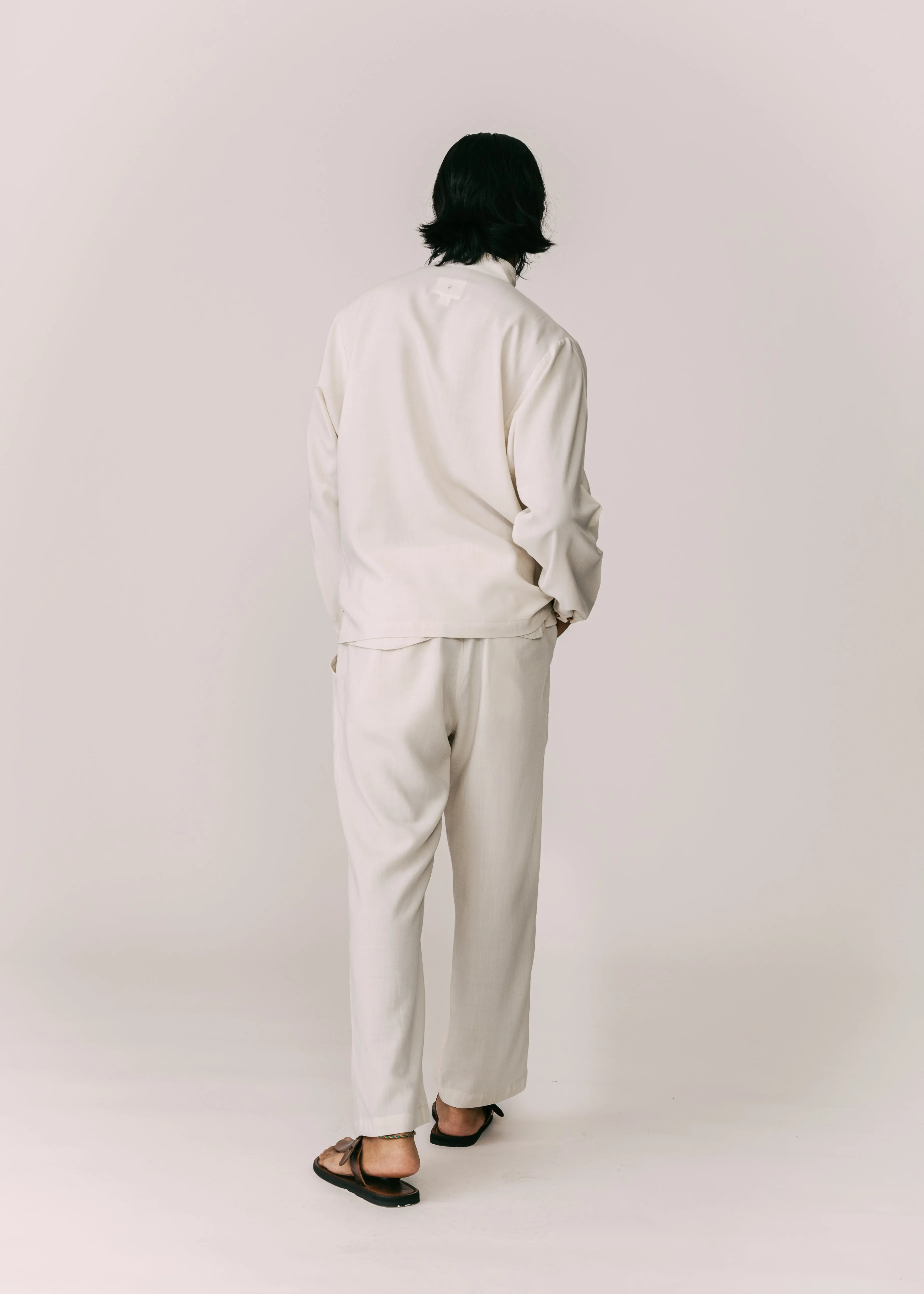 Men: Terus Straight Pants (Beige)