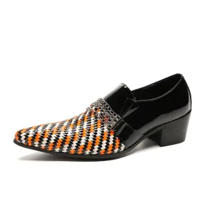 Men's Leather Shoes Men's Casual Shoes Cowhide Men's Shoes 2023 New Summer Style Inner Height Cowhide Shoes Breathable Shoes