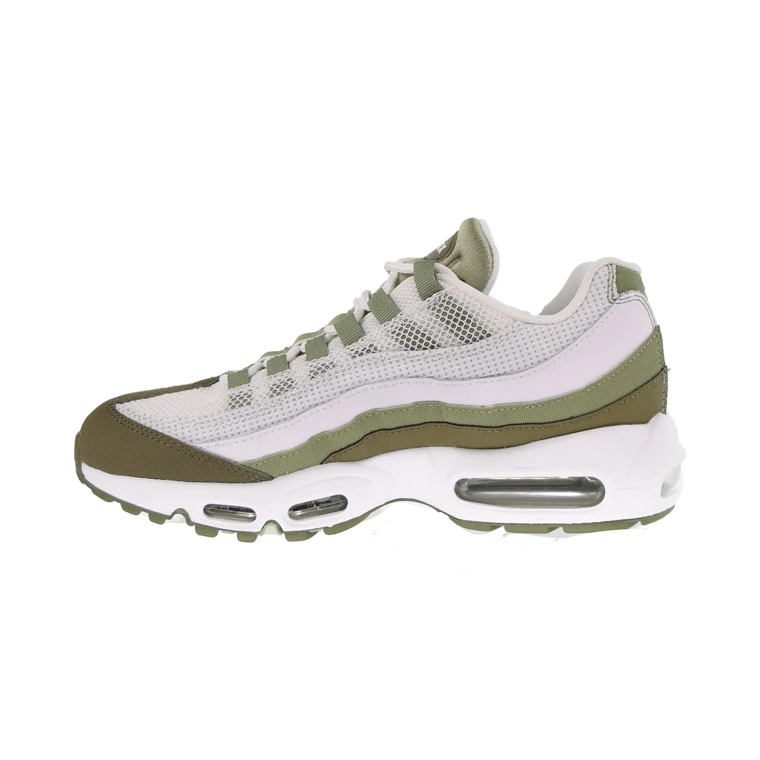 Nike Air Max 95 Men's Shoes White-Oil Green