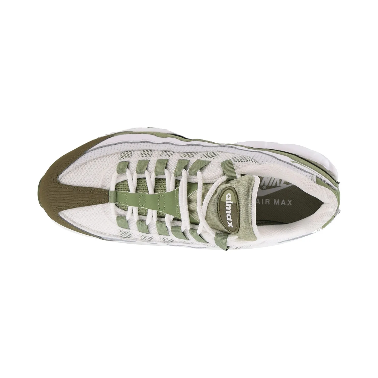 Nike Air Max 95 Men's Shoes White-Oil Green