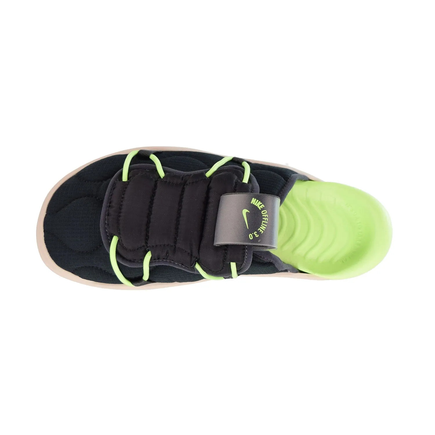 Nike Offline 3.0 Mules Men's Slides Black-Light Orewood Brown-Ghost Green