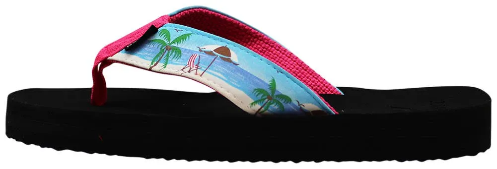 Norty Womens Resort Sandal Flip Flop By the Shore