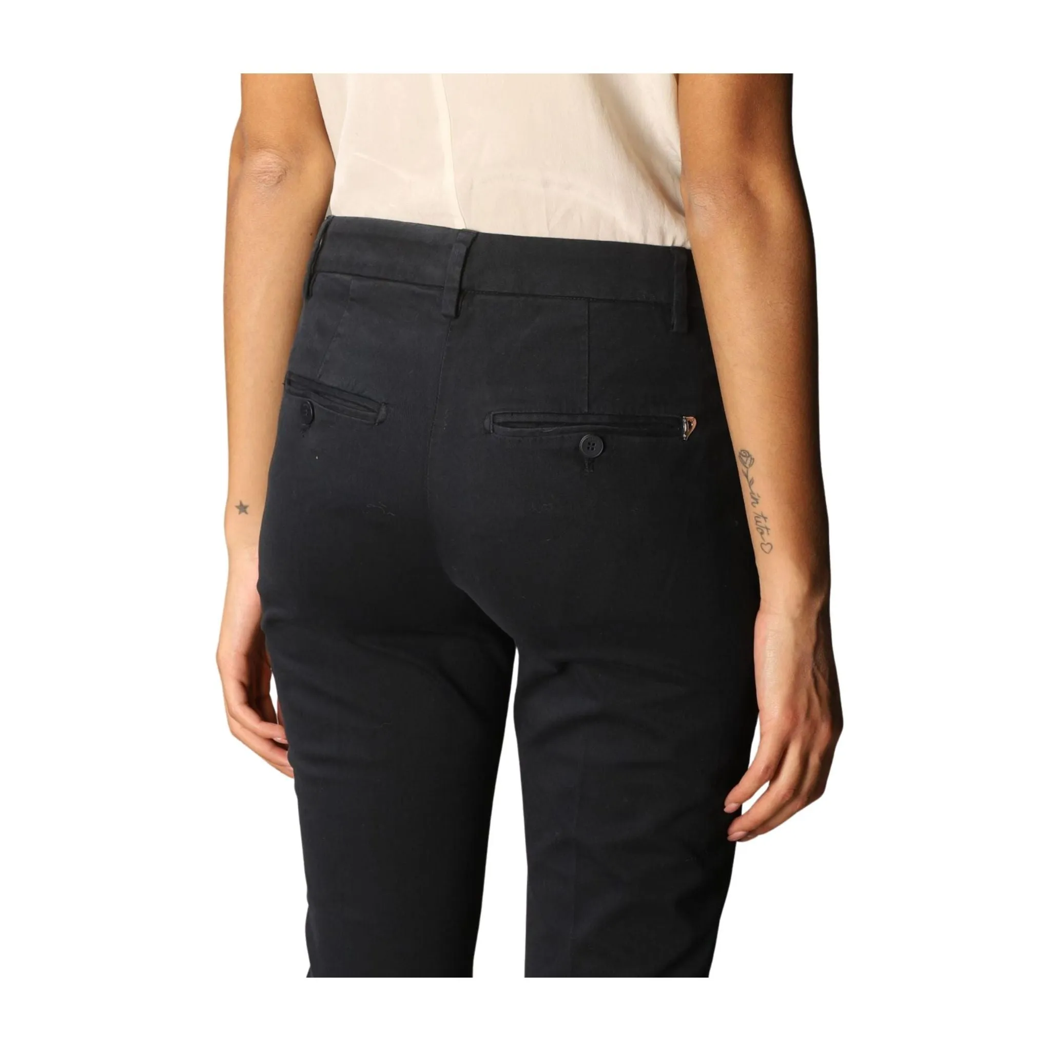 Pantalone Donna cropped Navy