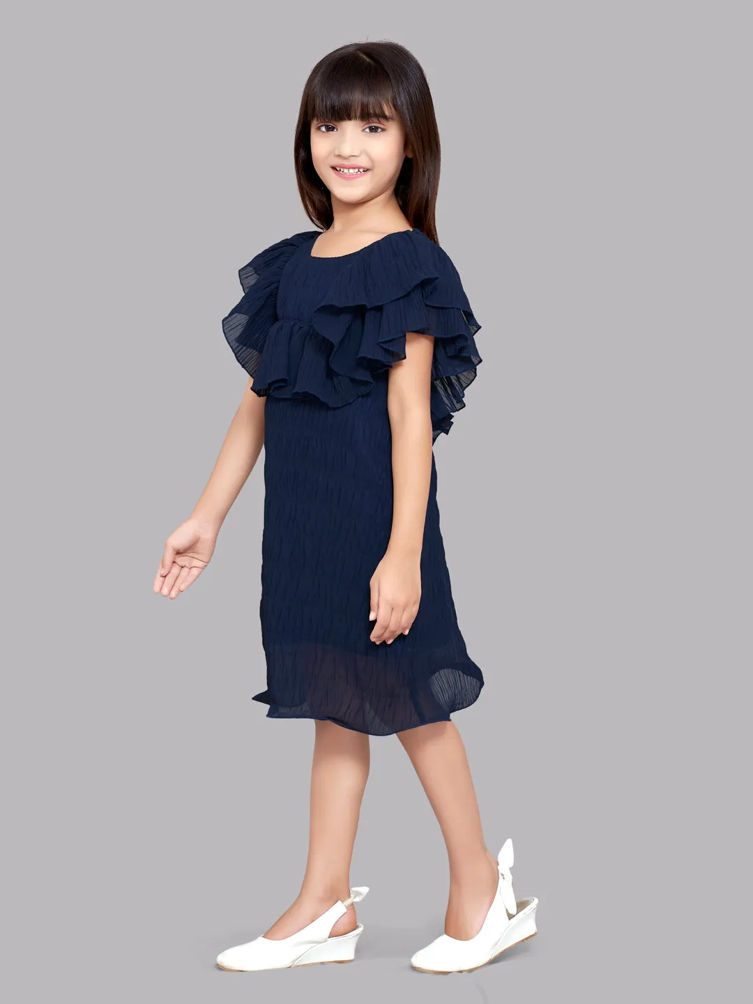 Pink Chick Navy Dress