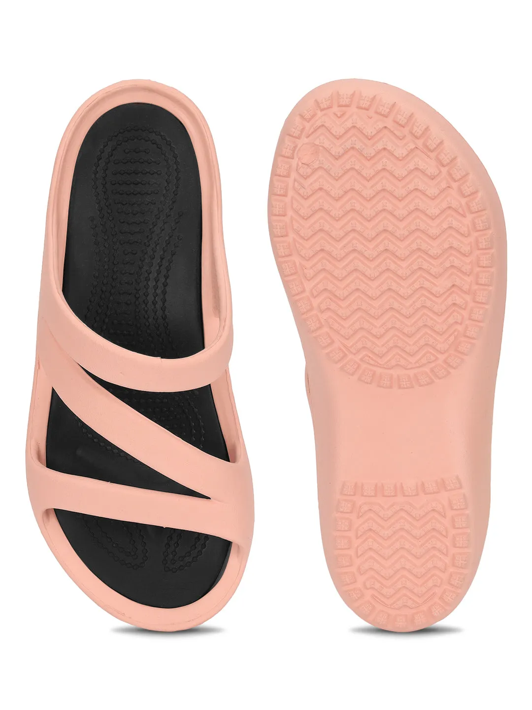 Pink Stylish Slip-On Flats For Women (TC-LFLAT1-PNK)