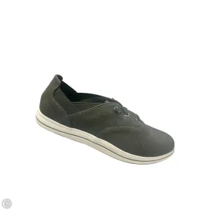 Shoes Flats By Clarks In Green, Size: 8