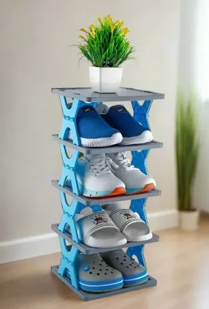 Smart Foldable Shoe Rack 4 Layer