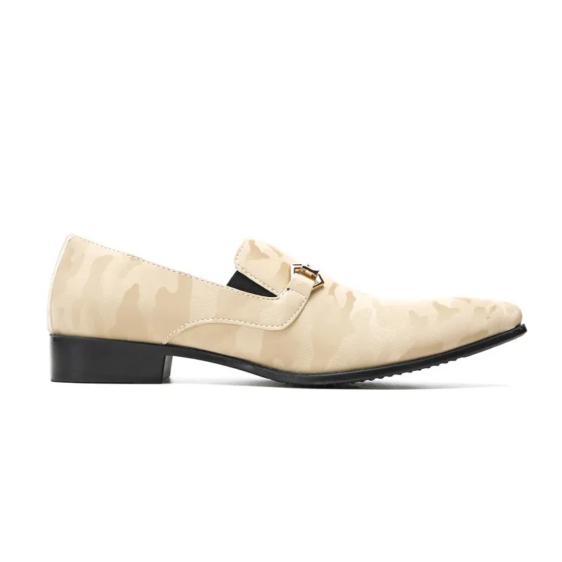 Spring and Autumn Leather Shoes Men's Cowhide Business Formal Brogue Carved British Casual Breathable Foreign Trade Groom's Wedding Men's Shoes