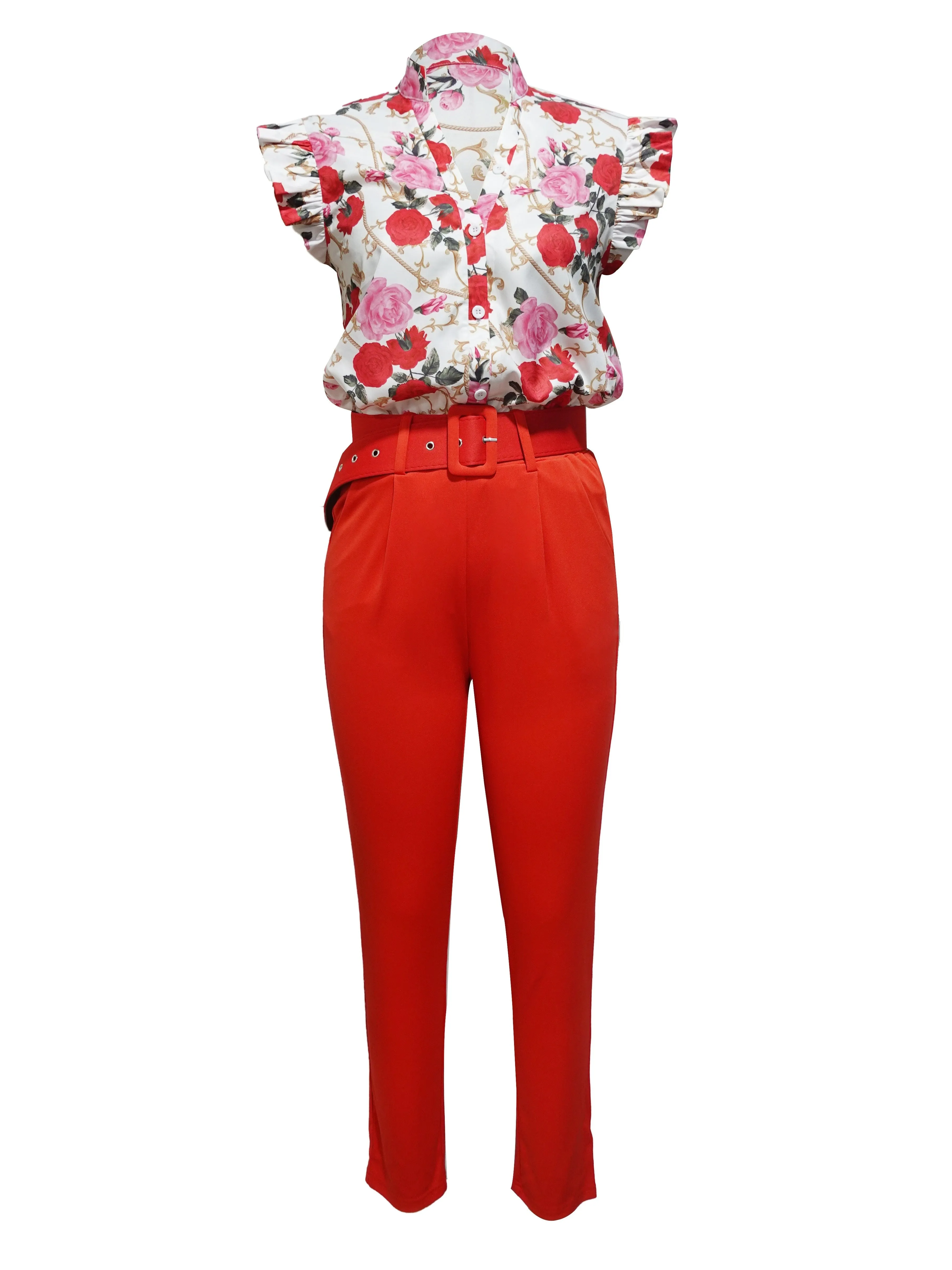 Sylis | Stylish Ruffle-Sleeve Set