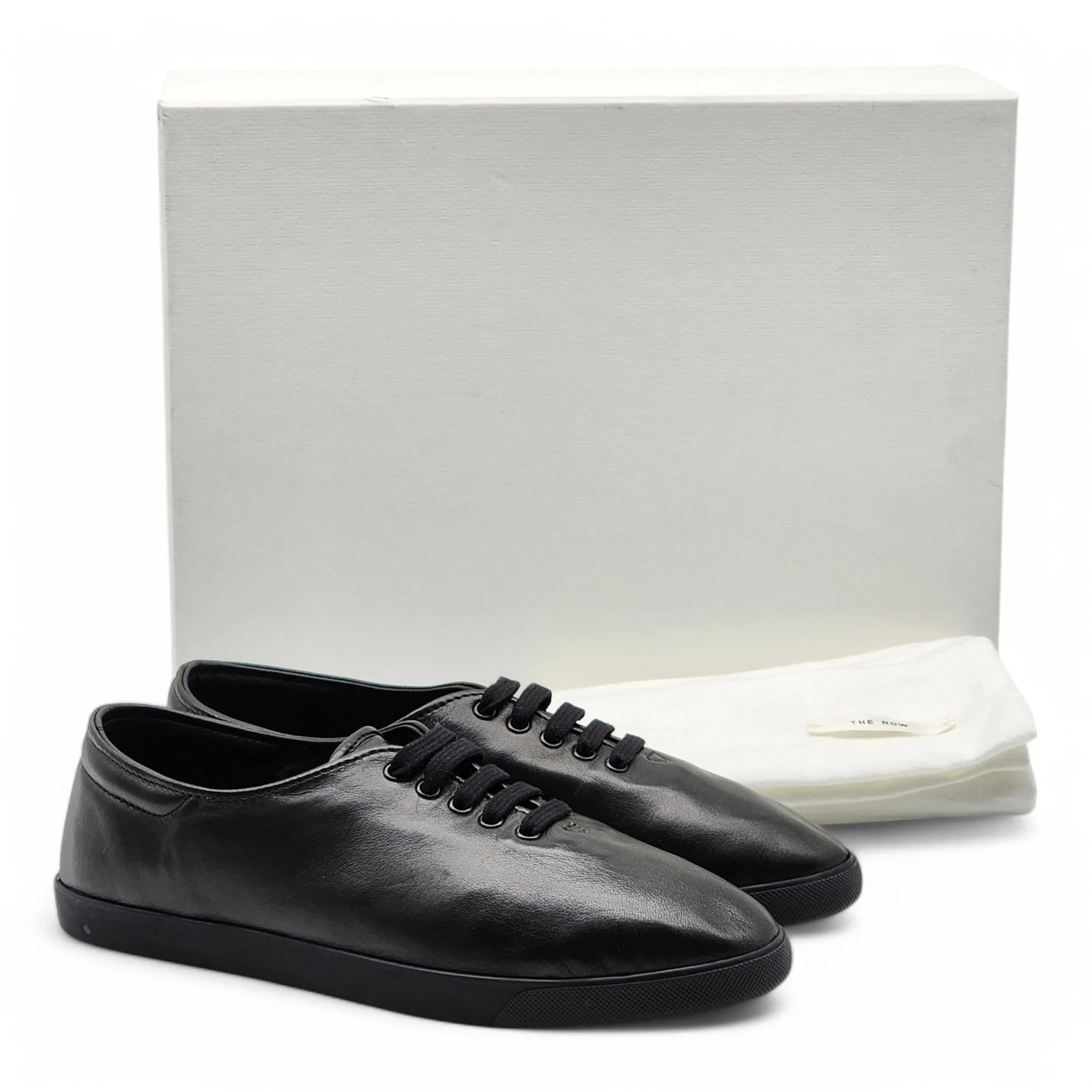 The Row Sam Sneakers - Leather - Black 35
