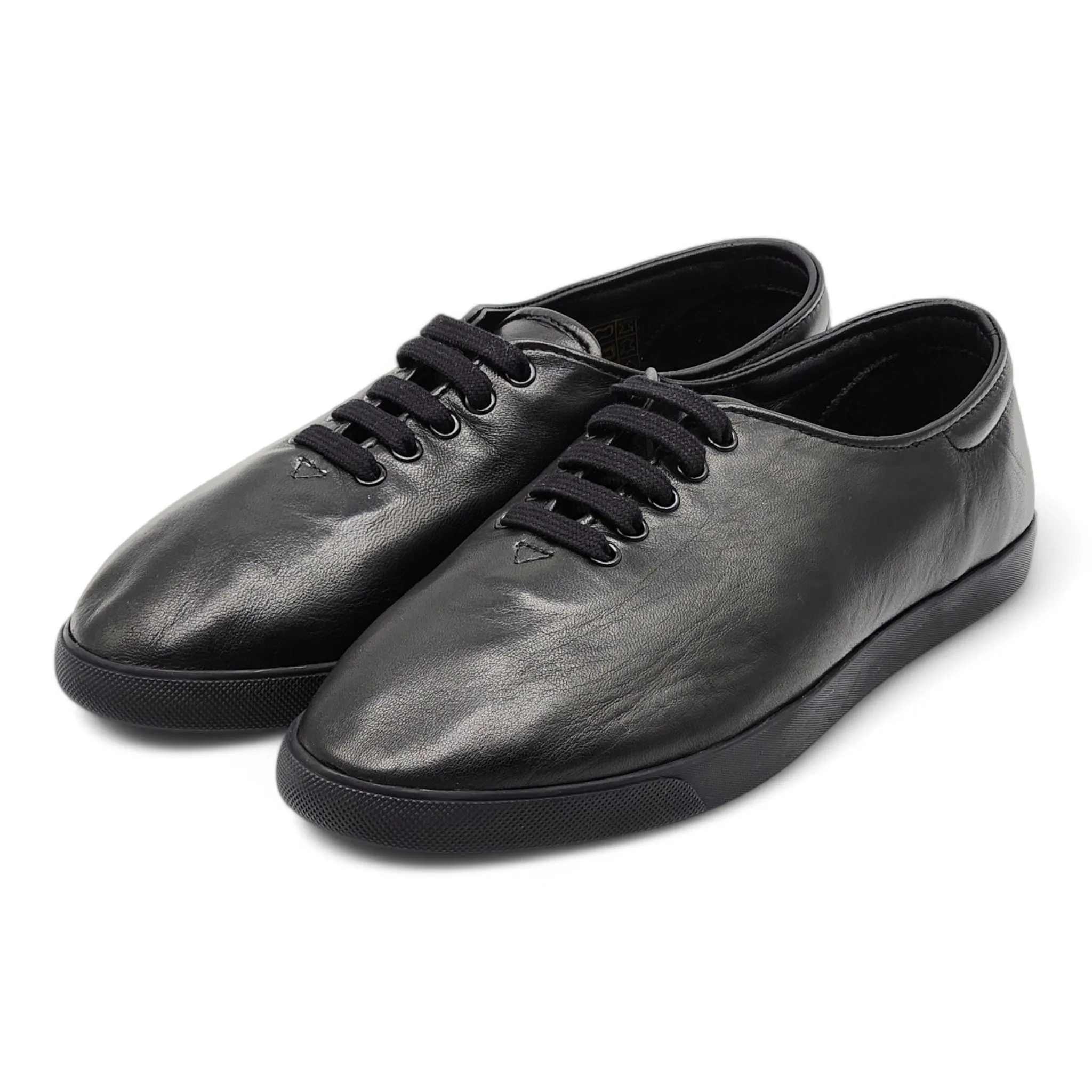 The Row Sam Sneakers - Leather - Black 35