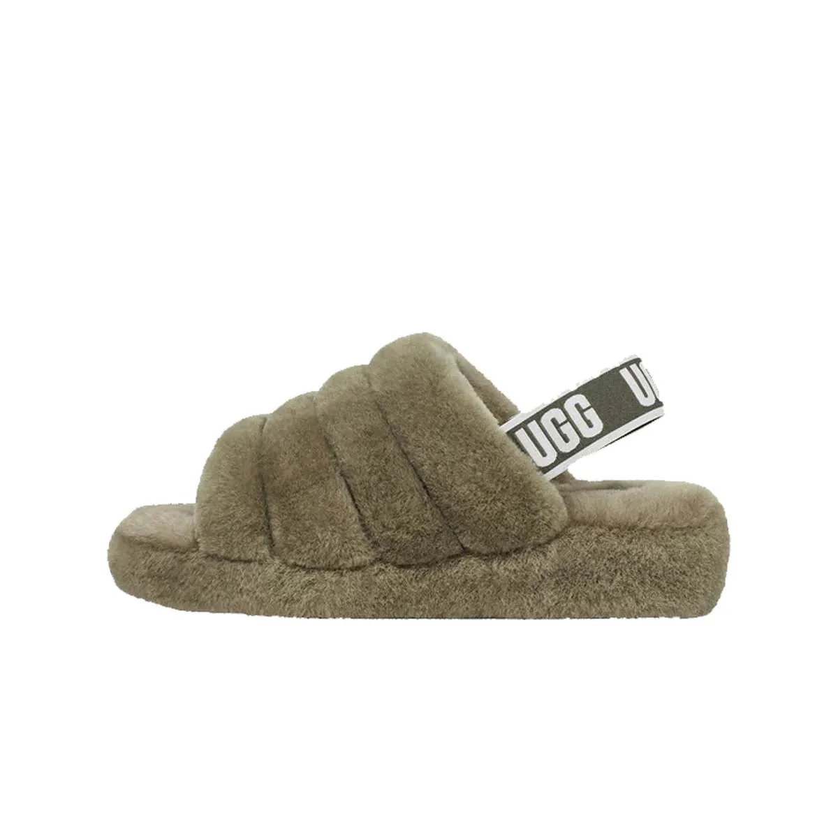 UGG Womens Fluff Yeah Slippers 1095119-BTOL Burnt Olive